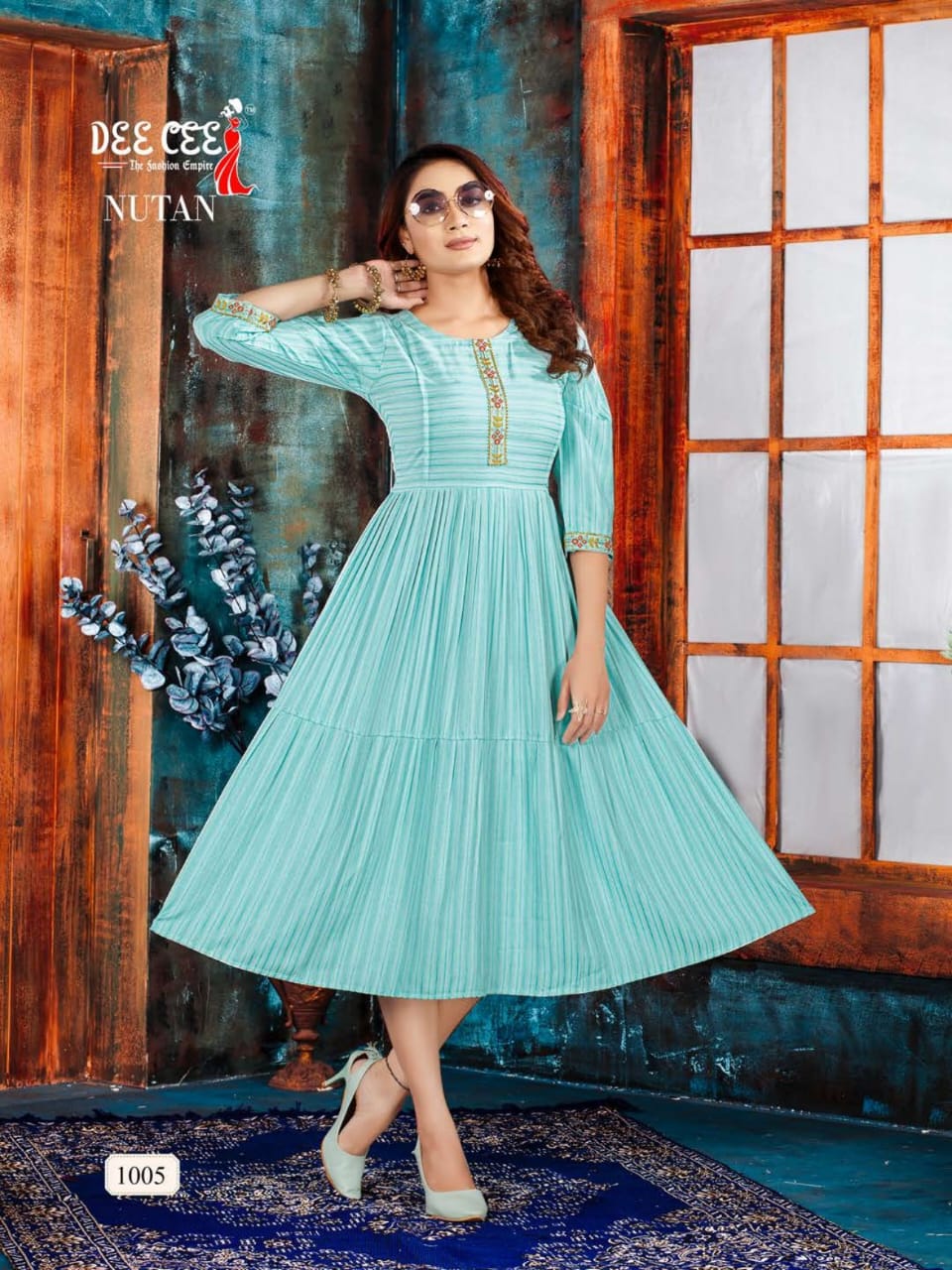 Deecee Nutan Fancy Ethnic Wear Wholesale Designer  Kurtis
